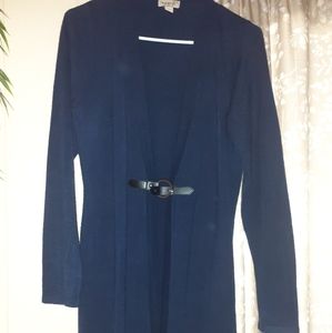 Royal blue cardigan size M